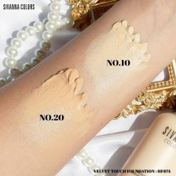 Kem nền SIVANNA COLORS Velvet Touch Concealer Liquid Foundation HF674