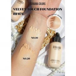 Kem nền SIVANNA COLORS Velvet Touch Concealer Liquid Foundation HF674