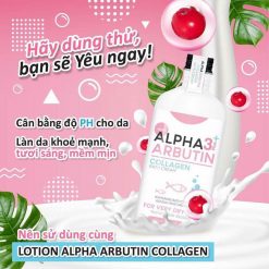 SỮA TẮM TRẮNG ALPHA ARBUTIN 3+ Plus COLLAGEN Bath Cream 450ml