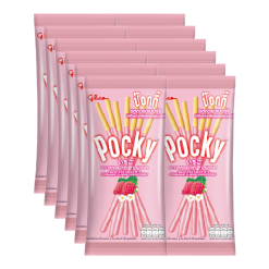 Glico POCKY STRAWBERRY 13 g. pack. 12 pcs