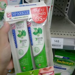 Kem đánh răng SPARKLE Triple White 100g/combo 2 tub