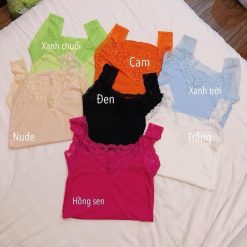 Áo thun gân viền ren Made in Thailand/combo 3