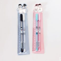 Bút mực gel đôi 670, màu xanh # 6347C (giá / hộp 24 đôi)