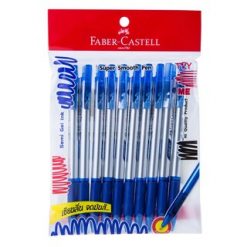 Bút bi 0,7mm. (10 / cây) Blue Faber-Castell GRIPXF