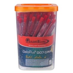 Bút bi 0,7mm. (1x50cay ) Màu đỏ, Quantum GeloPlus 007 Grip