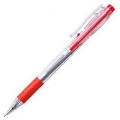 Bút bi0,7mm. (1x12cây) Màu đỏ lượng tử GeloPlus 007 Grip
