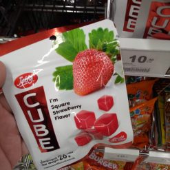 thạch jerry cube vị dâu /combo 10 gói