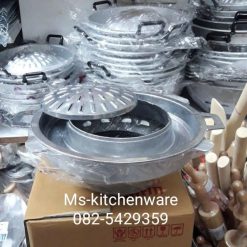 Bộ chảo bằng nhôm đặt 30 cm (có lỗ), bộ có thể tháo rời