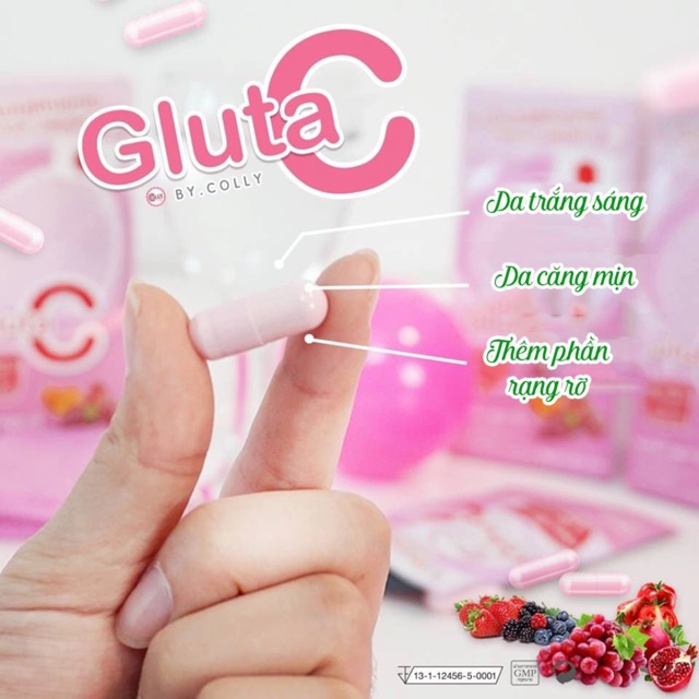 gluta-c Viên uống trắng da Colly Gluta