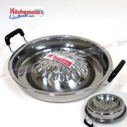 Chảo lẩu nướng Hàn Quốc, thép không gỉ  30 cm. [Mn11030]