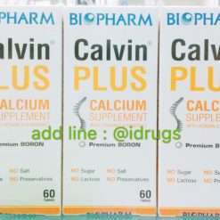 Calvin PLUS Canxi Plus Canxi 600 mg, tăng cường vitamin D Và các khoáng chất khác nhau, 60 viên