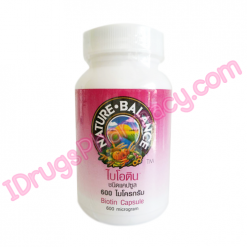 Nature Balance Biotin 600 Microgram (60 viên) làm giảm rụng tóc. Nuôi dưỡng tóc