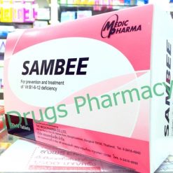Sambee Vit B1-6-12 (Ba vitamin B 1-6-12) Phòng ngừa và điều trị các bệnh do thiếu vitamin B, chẳng hạn như thiếu máu (1000 viên / hộp)