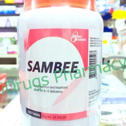 Sambee Vit B1-6-12 (Ba vitamin B 1-6-12) Phòng ngừa và điều trị các bệnh do thiếu vitamin B, chẳng hạn như thiếu máu (1000 viên / lọ)
