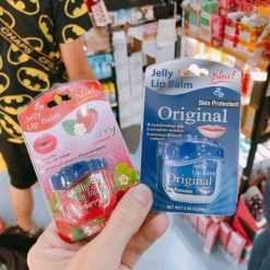SON DUỠNG TRỊ THÂM MÔI Jelly Lip Balm Strawberry/combo 2