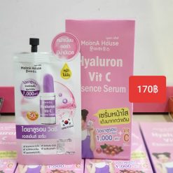 Moon Arhouse Hyaluron Vit C Essece Serum, serum mặt rạng rỡ hơn