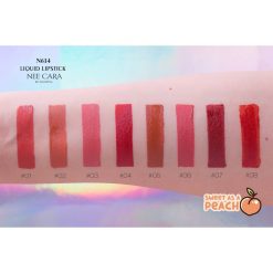 NEE CARA PEACH LIQUID LIPSTICK N614