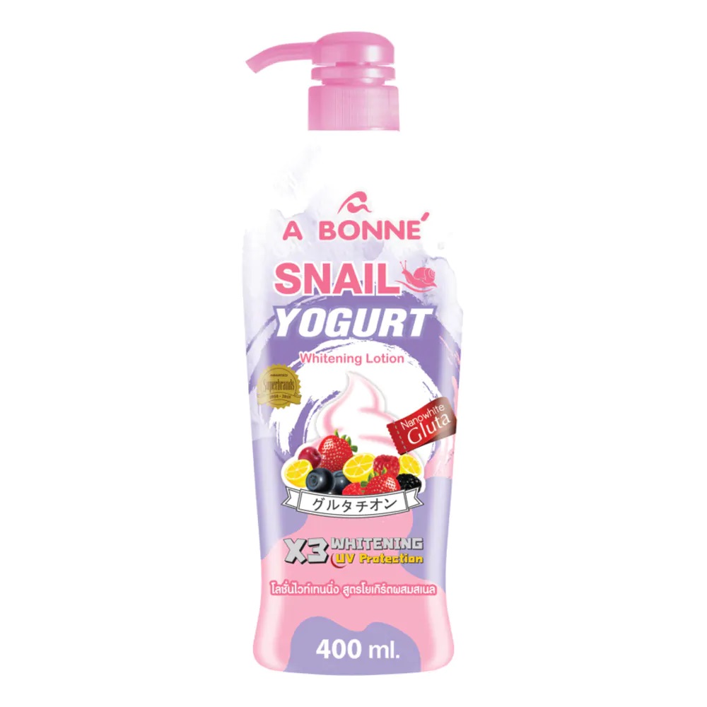 A-Bonne-Snail-Yogurt-400ml-267074 Dưỡng thể A Bonne Snail Yogurt Whitening Lotion 400ml
