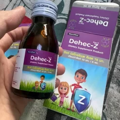 Xi-rô kẽm Dehec-Z (15mg/5ml) 60ml // Xi-rô kẽm Dehec-Z, hương nho, size 60 ml