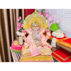 Ganesha, Pang Du Set (Cao cấp), trang sức Ấn Độ Được nhập khẩu từ Đền Srimanth Dakduseth Hawai, Ganapati Prathet, Pune, Ấn Độ.