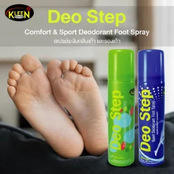Xịt khử mùi chân Cleanshoe Deo Step 60ml.